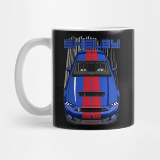 Shelby GT500 S197 - Blue & Red Mug